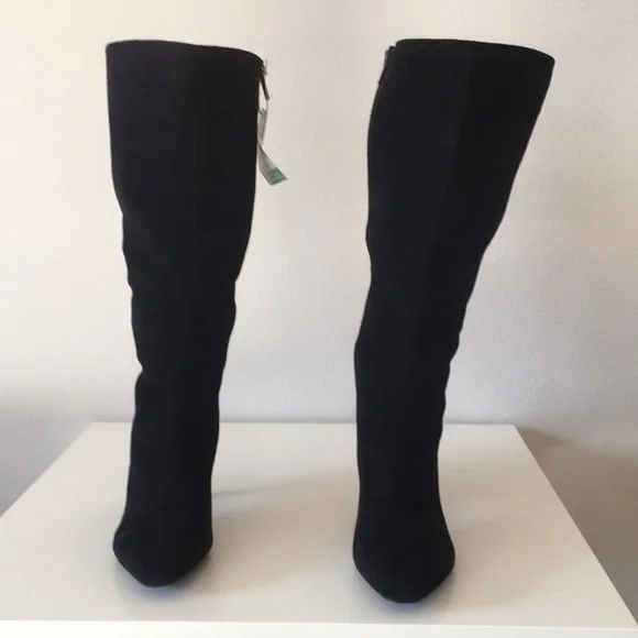 New WB Woman’s Journee Collection Elegant Black Knee-High Women's Boots - Picture 2 of 4